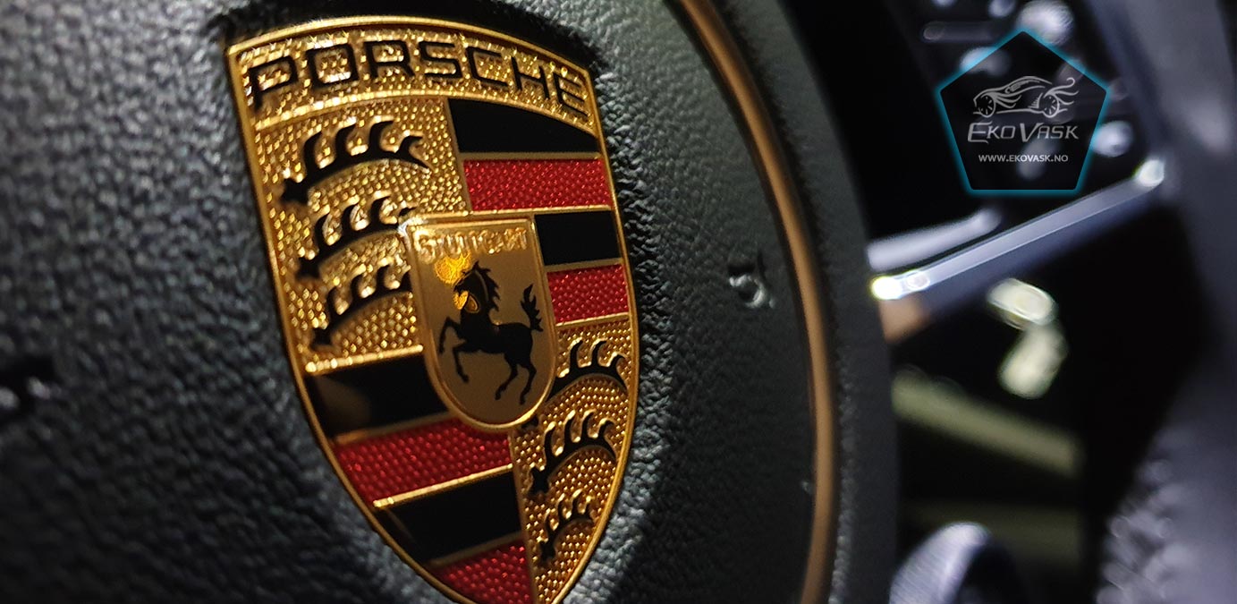Porsche Cayenne innvendig rengjøring på Sotra billig