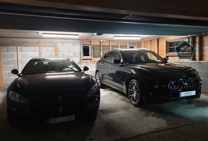 2 Maserati etter Ekovask vask uten vann
