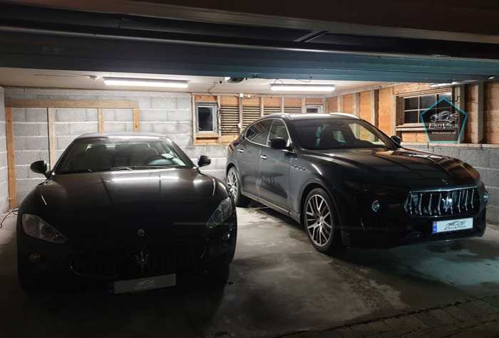 2 Maserati før Ekovask vask uten vann