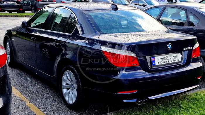 BMW E60 etter Ekovask bilvask og polering i Bergen
